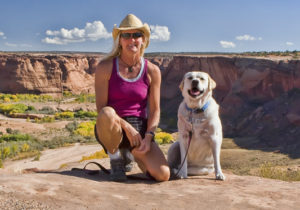 Photographer Kathy Klossner & Boss at Canyon De Chelly